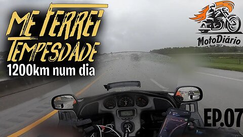 Rodei 1200km de CALOR e CHUVA de MOTO NOS EUA. MESEUA EP.07