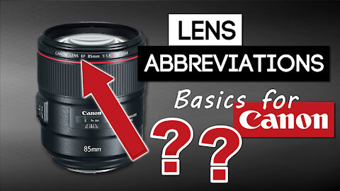 CANON CAMERA LENS TUTORIAL | What Do The Numbers On My Canon Lenses Mean?