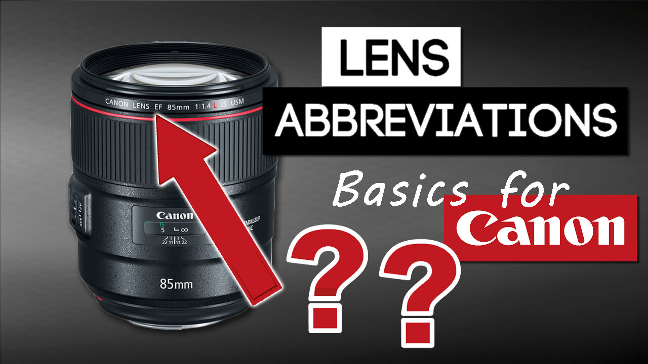 CANON CAMERA LENS TUTORIAL | What Do The Numbers On My Canon Lenses Mean?