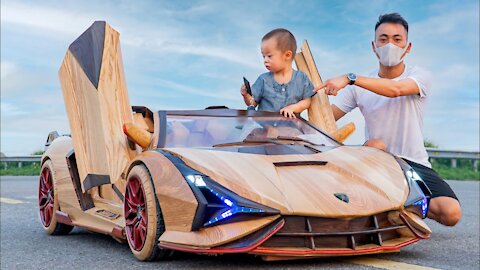 65 Days Build Lamborghini Sian Roadster For My Son