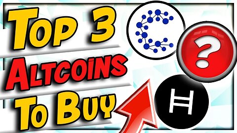 TOP 3 ALTCOINS TO BUY RIGHT NOW - With Technical Analysis