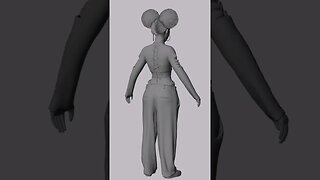 3d stylized character in blender