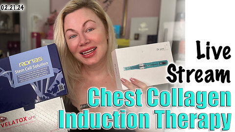 Previously Live Chest Collagen Induction Therapy with my Dr.Pen A6S and Velatox with Ronas