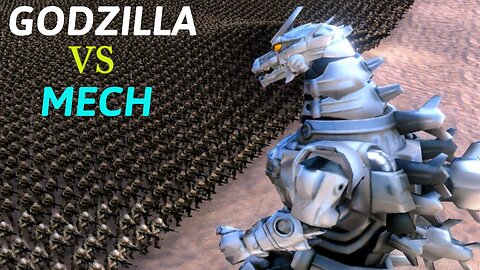 The Epic Showdown: Godzilla vs Mech Army ft. Spiderman