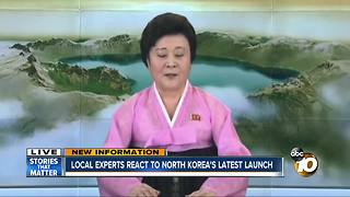 Local experts react to N. Korea's latest launch