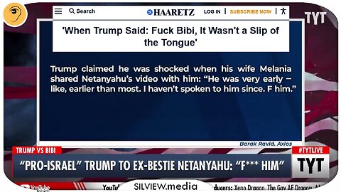 Trump: F*ck Bibi