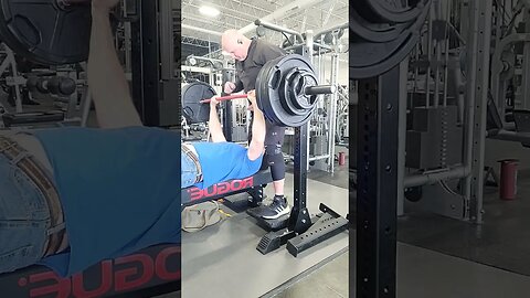 385lbs x 2 reps , Crazy 🤪 old man