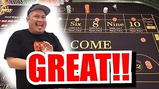 🔥GREAT ROLLS?🔥 30 Roll Craps Challenge - WIN BIG or BUST #294