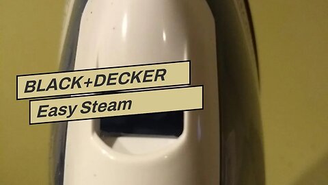 BLACK+DECKER Easy Steam Compact Iron, IR40V , Blue