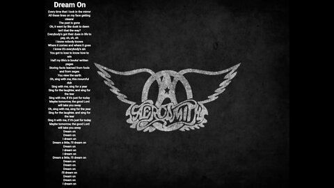 Aerosmith - Dream On - Aerosmith lyrics HQ