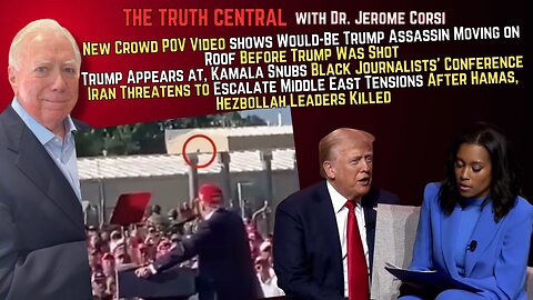 Proof Secret Service Lied: New Crowd POV Video Showing Trump Shooter Walking on Roof