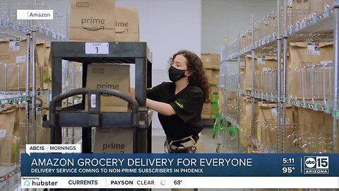 Amazon begins offering grocery delivery for customers who are not Prime members