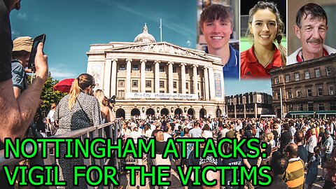 Nottingham Attacks:Thousands gather at the vigil to pay tribute #nottinghamtogether #enoughisenough