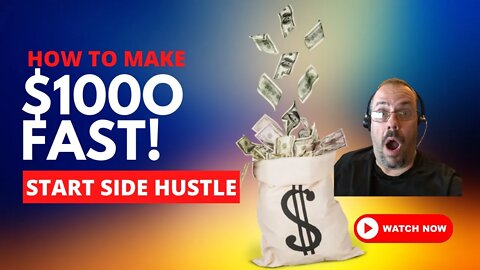 How To Make An Extra $1000 A Month - Start A Side Hustle