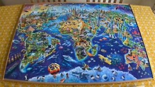 Timelapse mostra montagem de puzzle com 2000 peças