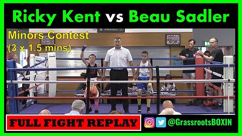 Ricky Kent vs Beau Sadler - Minors Contest - Guildford Amateur Boxing Tournament (10/09/23)