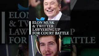 Elon Musk & Twitter lawyering up for court battle