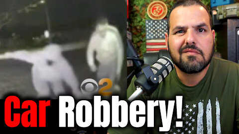 Car Robbery Caught On Camera!