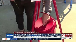 Salvation Army working to reach goal