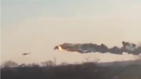 Russian MI-24 Hind Helicopter Shot Down By Ukrainian Anti-Air Missile