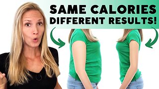 Same #CALORIES Yet Very Different Effect on WEIGHT!