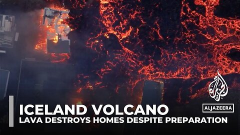 Iceland volcano: Grindavik faces daunting period as molten lava destroys homes