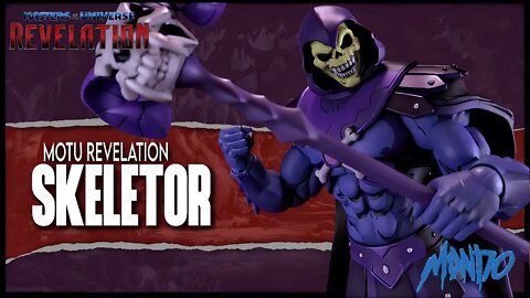 Mondo Masters of the Universe Revelation Skeletor SDCC 2022 Exclusive @The Review Spot