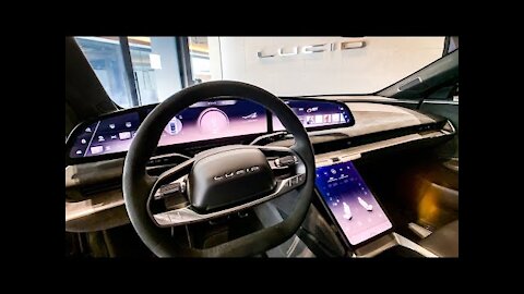 Lucid Air Interior&Exterior First Look at Lucid Studio Century City - The New Luxury EV?