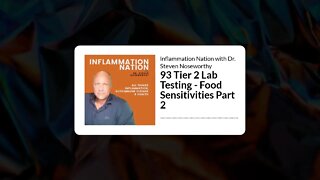 Inflammation Nation with Dr. Steven Noseworthy - 93 Tier 2 Lab Testing - Food Sensitivities Part 2