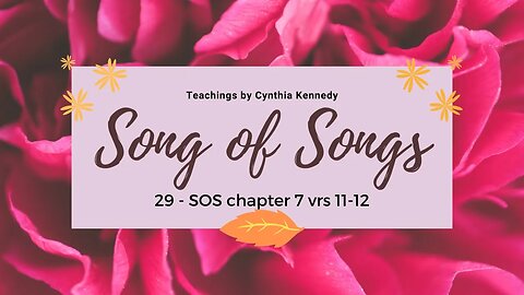29- Song of Solomon Teachings chapter 6:12-13 A Sarcastic Response from the Church