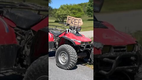 They should have Paid ME to take this ATV…. 😳 #atv #diy