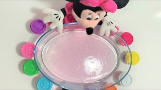 Mixing Disney Slime | Mixing Slime | Relaxing Satisfying Slime | #9
