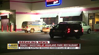 Deadly shooting at Highland Park Restaurant