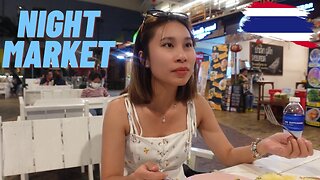 Outdoor Night Market Bangkok Thailand 2023 🇹🇭