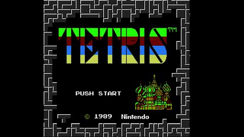 Tetris Title Screen.