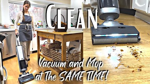 Clean With Me!! Cut Floor Cleaning Time In Half with Osotek H200 Wet Dry Vacuum (Review)