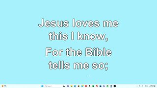 Jesus Loves Me V1