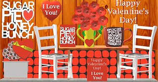 The Four Tops - I Can't Help Myself - Sugar Pie Honey Bunch - Happy Valentine's Day - Video card