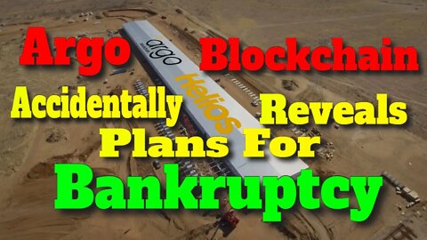 Crypto News Today | Argo Blockchain Accidentally Reveals Plans For Bankruptcy | Crypto Mash |