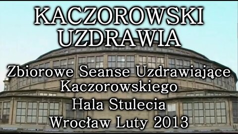 UZDROWIENIA- ZBIOROWE SEANSE - INNE TECHNIKI HIPNOZY, DZIAŁANIA NA PODŚWIADOMOŚĆ /2013 ©TV - IMAGO