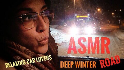 ASMR Gina Carla ⛄️ Sweet 3D Sound! Winter Road in Switzerland! For Car Lovers!
