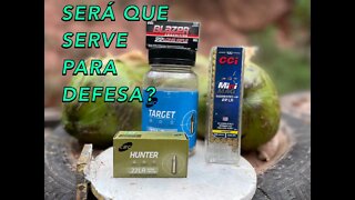 CALIBRE 22 SERVE PARA DEFESA? | TESTE EM VÍDEO | COMPILADO