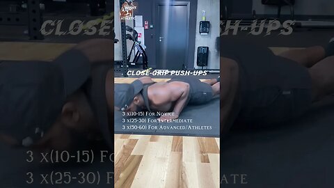 Transform Your Body - Close Grip push-ups #shorts #chest #pushups