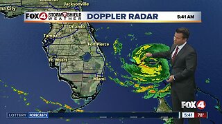 Trent Aric explains the turning of Hurricane Dorian