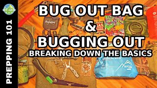 BUG OUT SURVIVAL BASICS - BUG OUT ESSENTIALS - PREPPING FOR SHTF // Prepping 101
