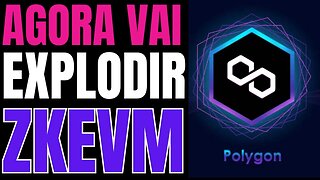 MATIC VAI FAZER 3X COM A NOVA ATUALIZAÇÃO ZKEVM