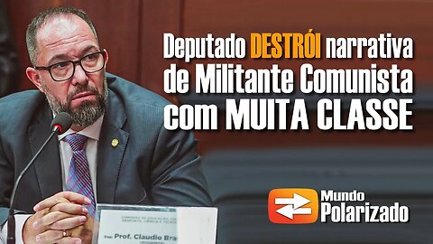 Deputado DESTRÓI narativa de Militante com MUITA CLASSE