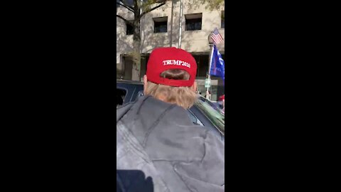 Trump Rides to meet DC Crowd