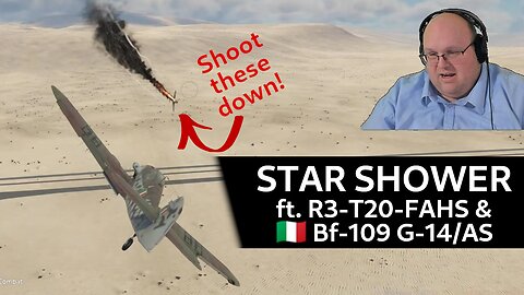Death to planes! Star Shower task with 🇮🇹 ft. R3-T20-FAHS & Bf 109 [War Thunder Gameplay]