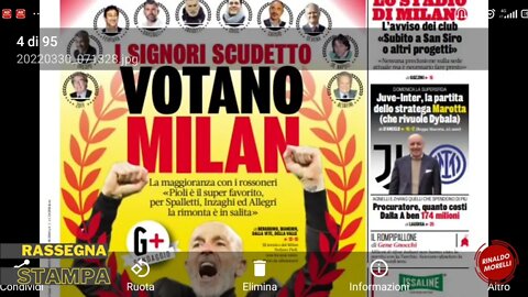 L'Italia riparte (si fa per dire), lo scudetto al Milan. Rassegna Stampa Sportiva ep.31 | 30.03.2022
